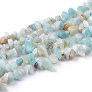 Chips stone beads ± 5x8mm Amazonite - Mint green